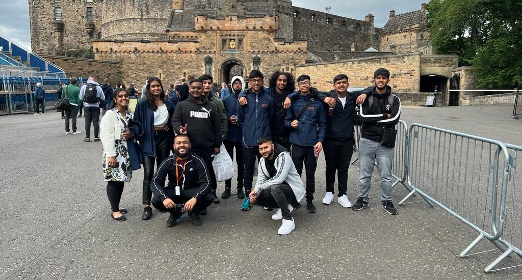 Spotlight’s Youth Empowerment board’s excursion to Scotland for The Youth Spectacular in Fife.